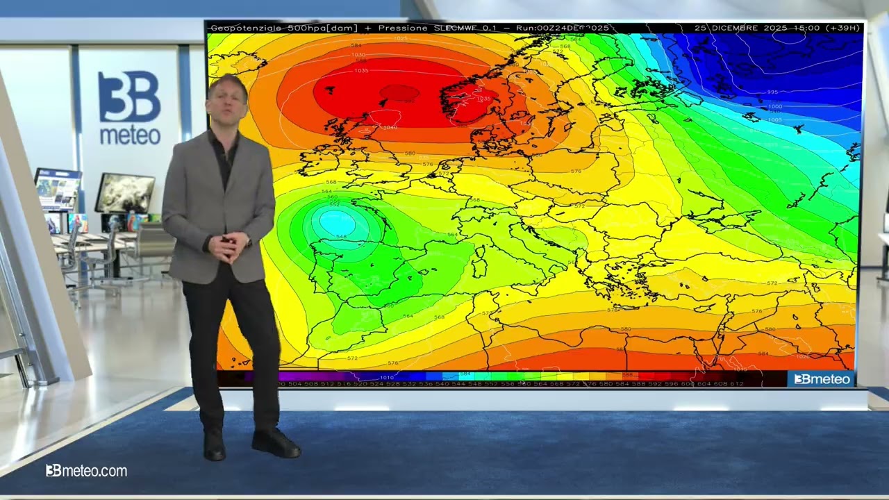 Meteo: la tendenza fino a Capodanno