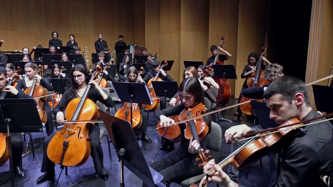 CPMT. J. S. Bach/E. Elgar: Fantasia i Fuga en Do menor BWV.537, Orqª del CPMT Dir: Francisco Amaya
