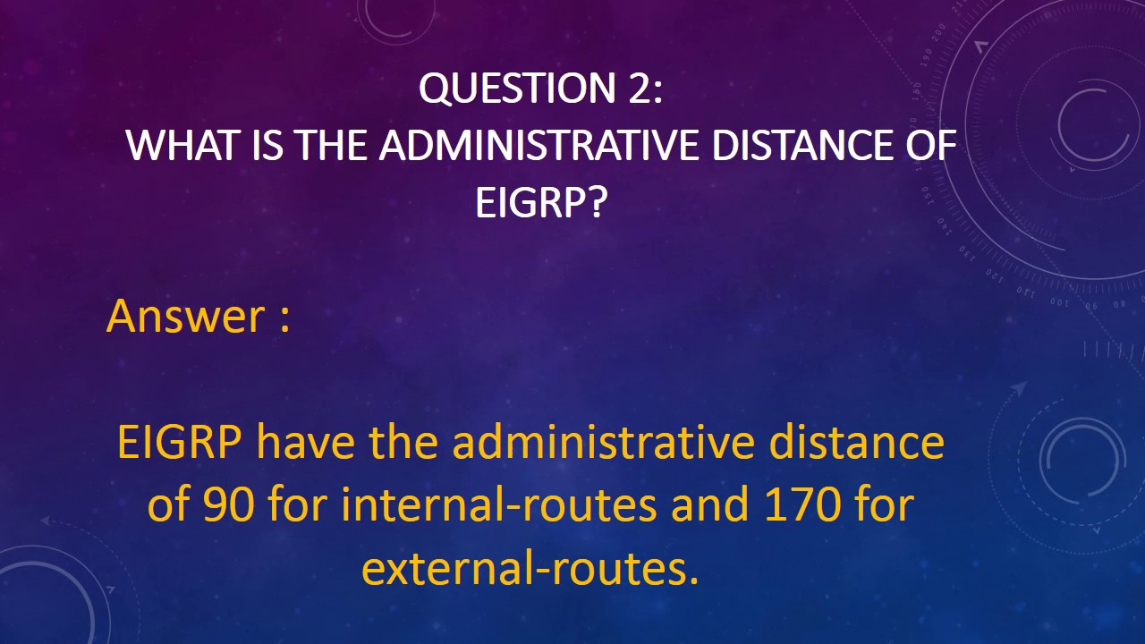 Top 5 EIGRP Protocol Interview Questions and Answers?
