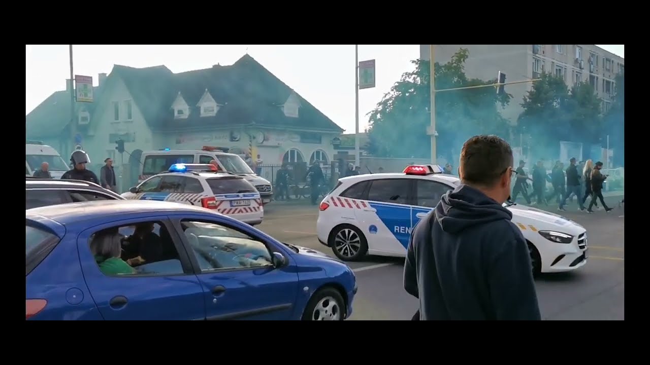ETO-FRADI / rohamrendőrök / szurkolói atrocitások. ( Győr 2025 05. 24. )