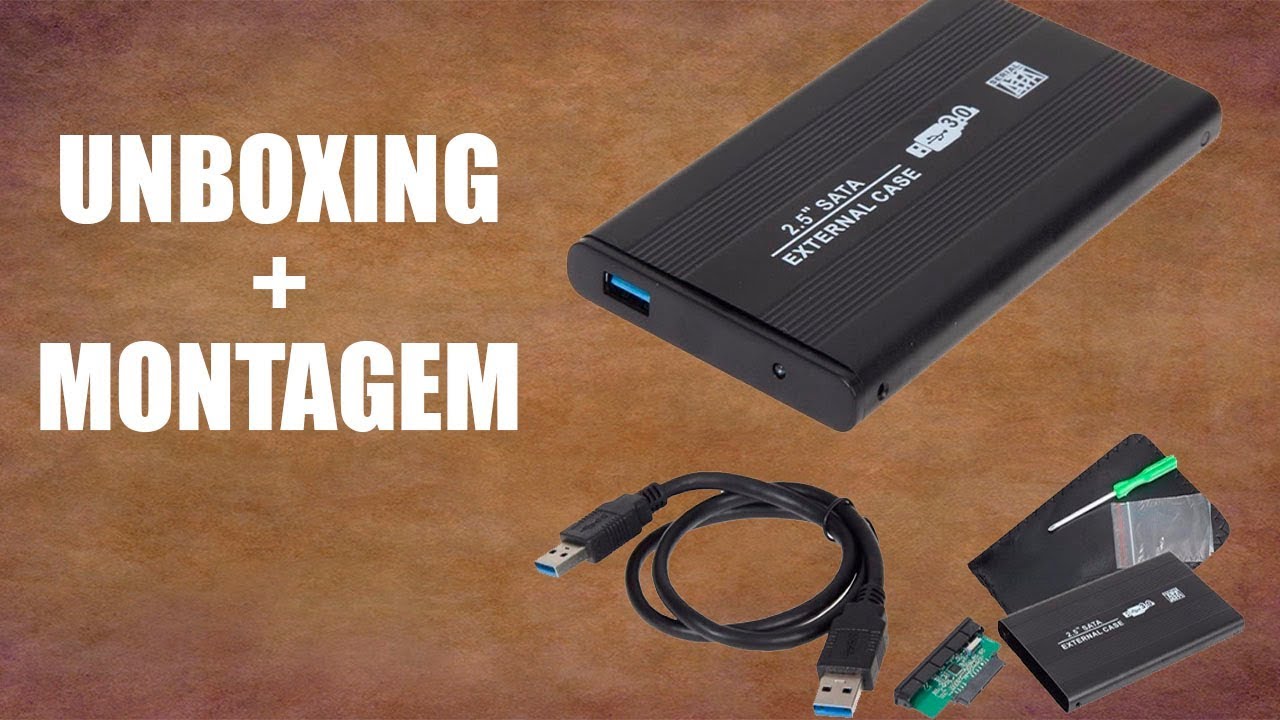Unboxing Case Gaveta Hd Externo Sata 2.5 + Montagem - (Português BR)