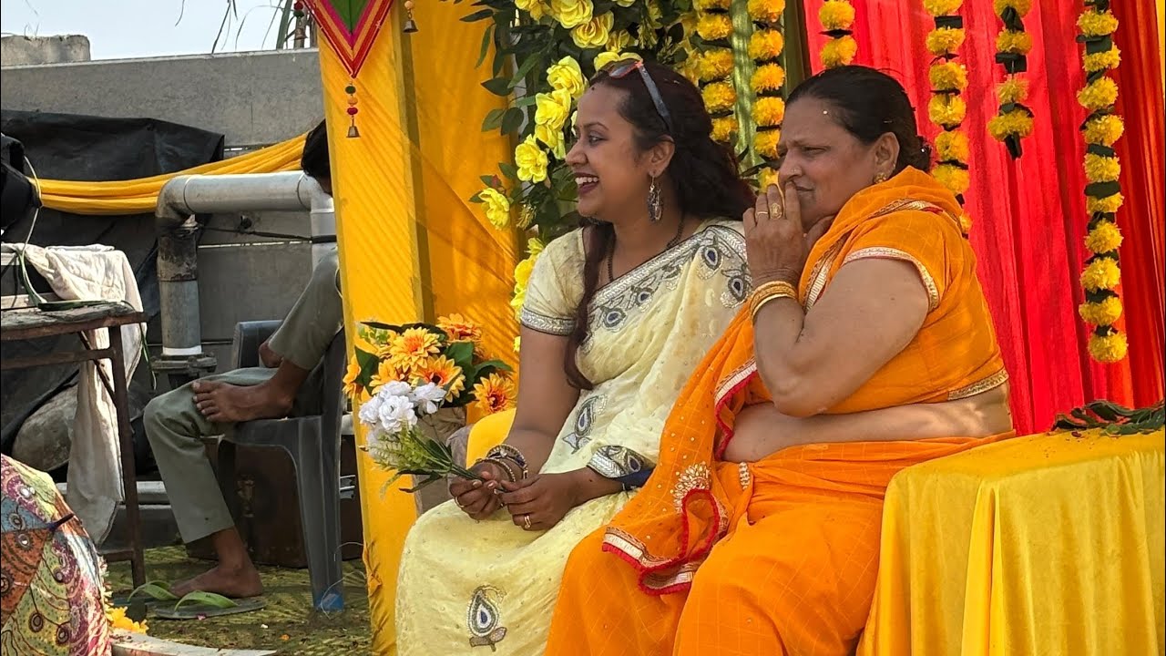 भाई की हल्दी और Pool Party | Wedding Haldi 🎉 