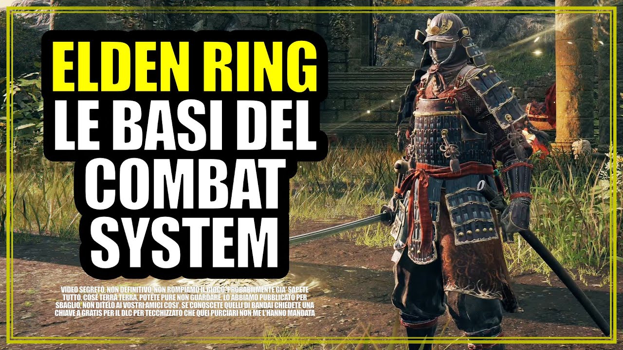 Guida alla Meccanica del Combat System Video Segreto Elden Ring Da Non Pubblicare (Non Definitivo)