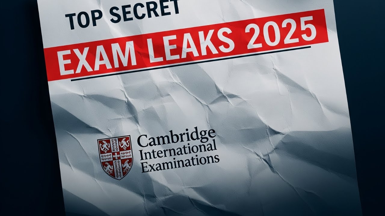 Exam Leaks 2025: Cambridge Have Spoken...