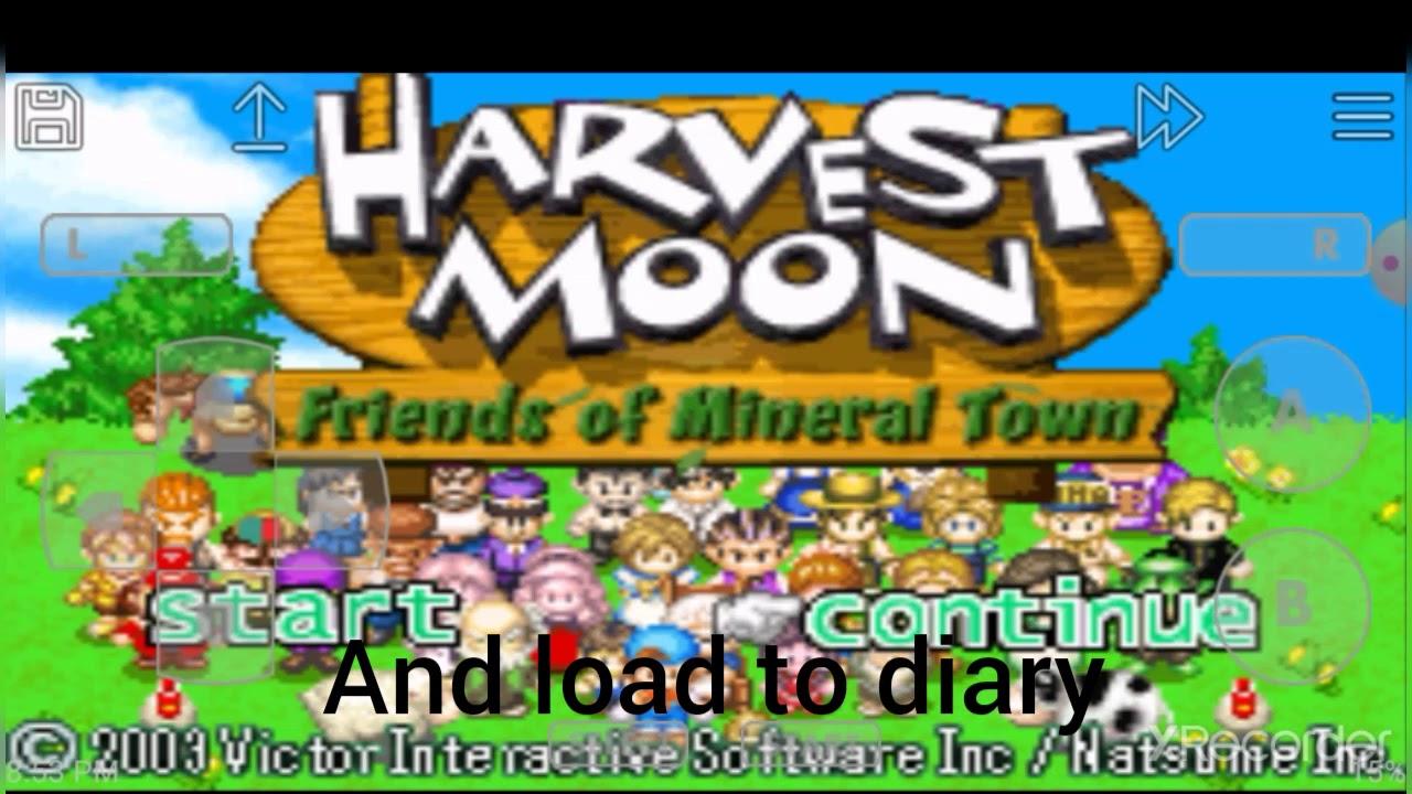 Harvest Moon FOMT Infinite Stamina Cheat for GBA and Myboy 100% working