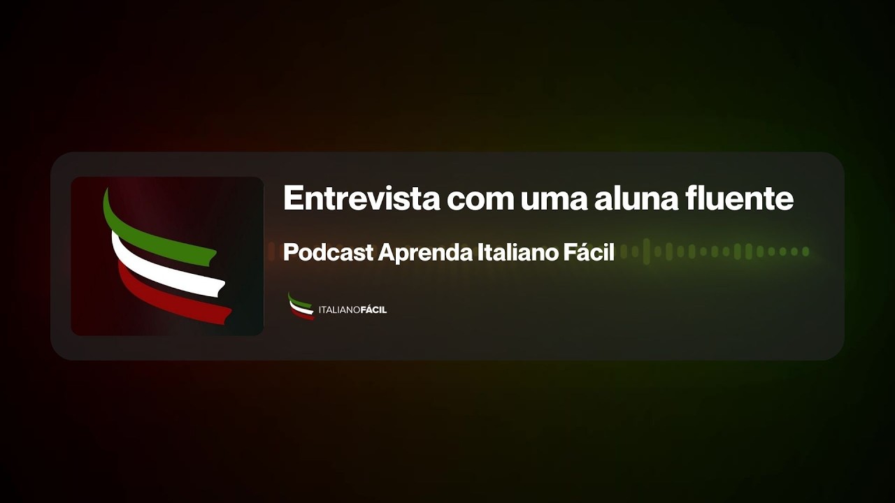 Entrevista com uma aluna fluente! 🇮🇹 #linguaitaliana #italia