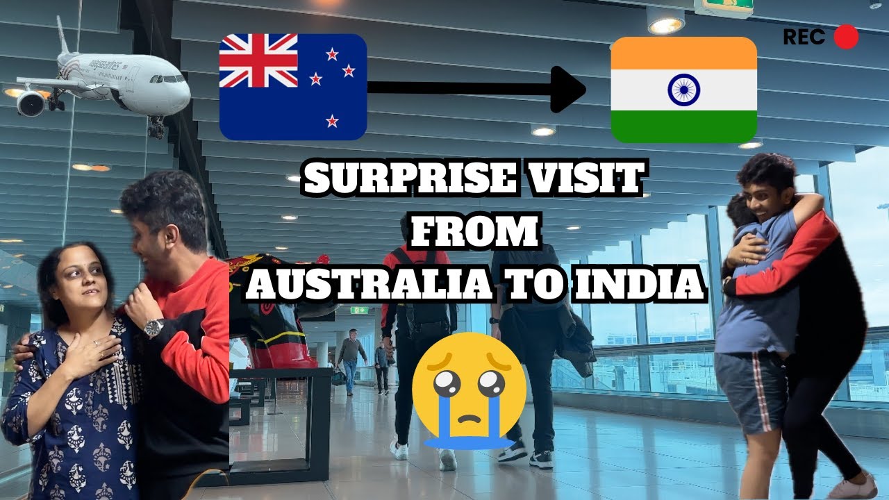 Surprising my Family and Friends in India from Australia! | VLOG 1 | EMOTIONAL |