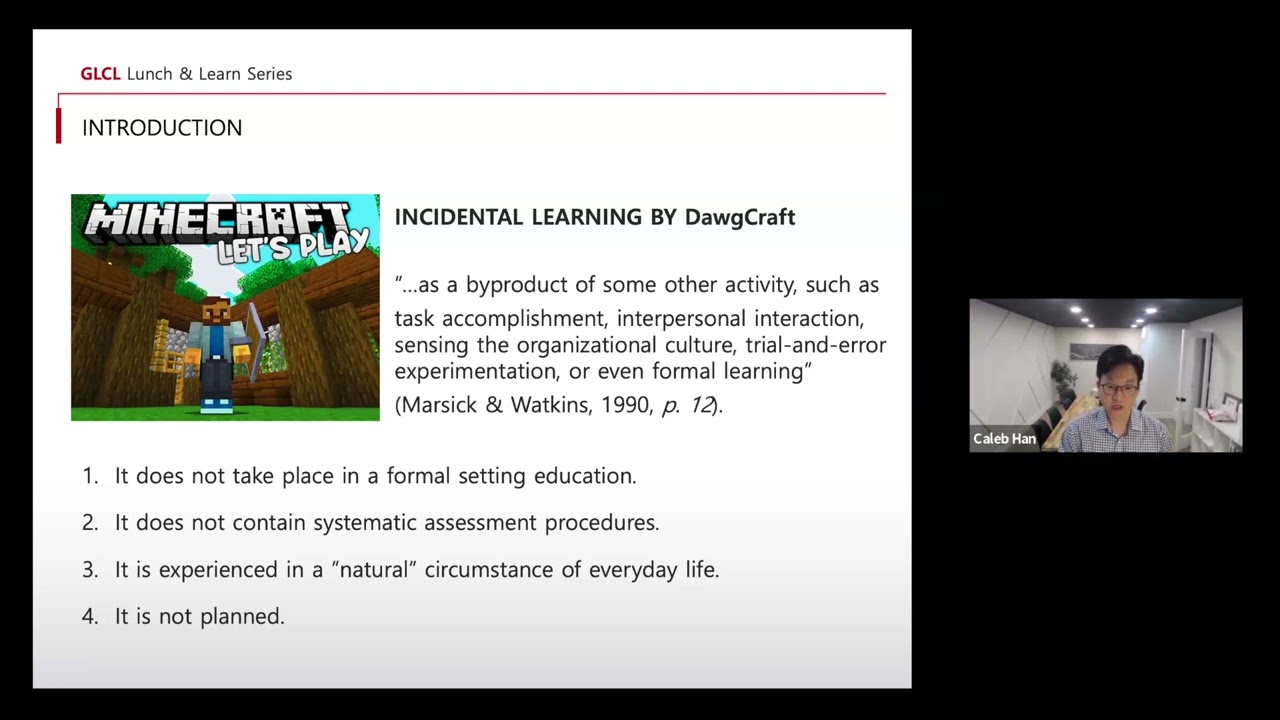 Lunch & Learn - Exploring Incidental Learning through Uncertainty and Adaptiveness