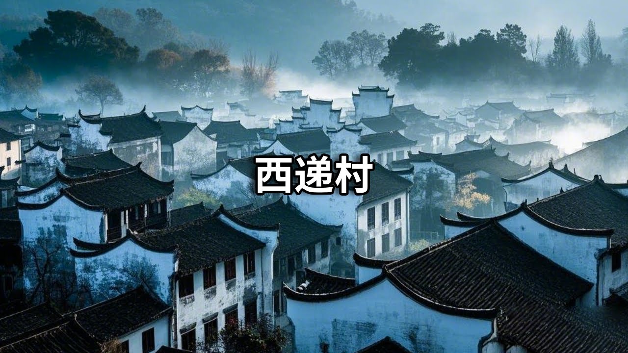 安徽美丽的皖南古村庄西递，看真正的明清古村落，如诗如画的徽派建筑，不愧为世界最佳旅游乡村【行走世界的北京老刘】