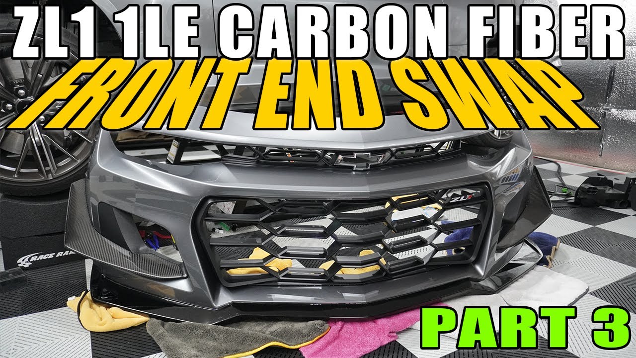 Part 3: Air Inlet Bezels & Canards - Camaro ZL1 Carbon Fiber 1LE Front End Conversion