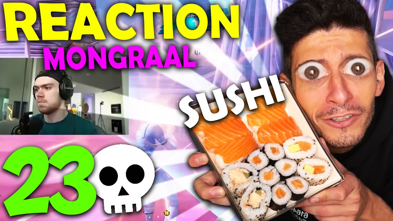 REACTION a MONGRAAL NELLA SOLO CASH CUP MANGIANDO SUSHI !!