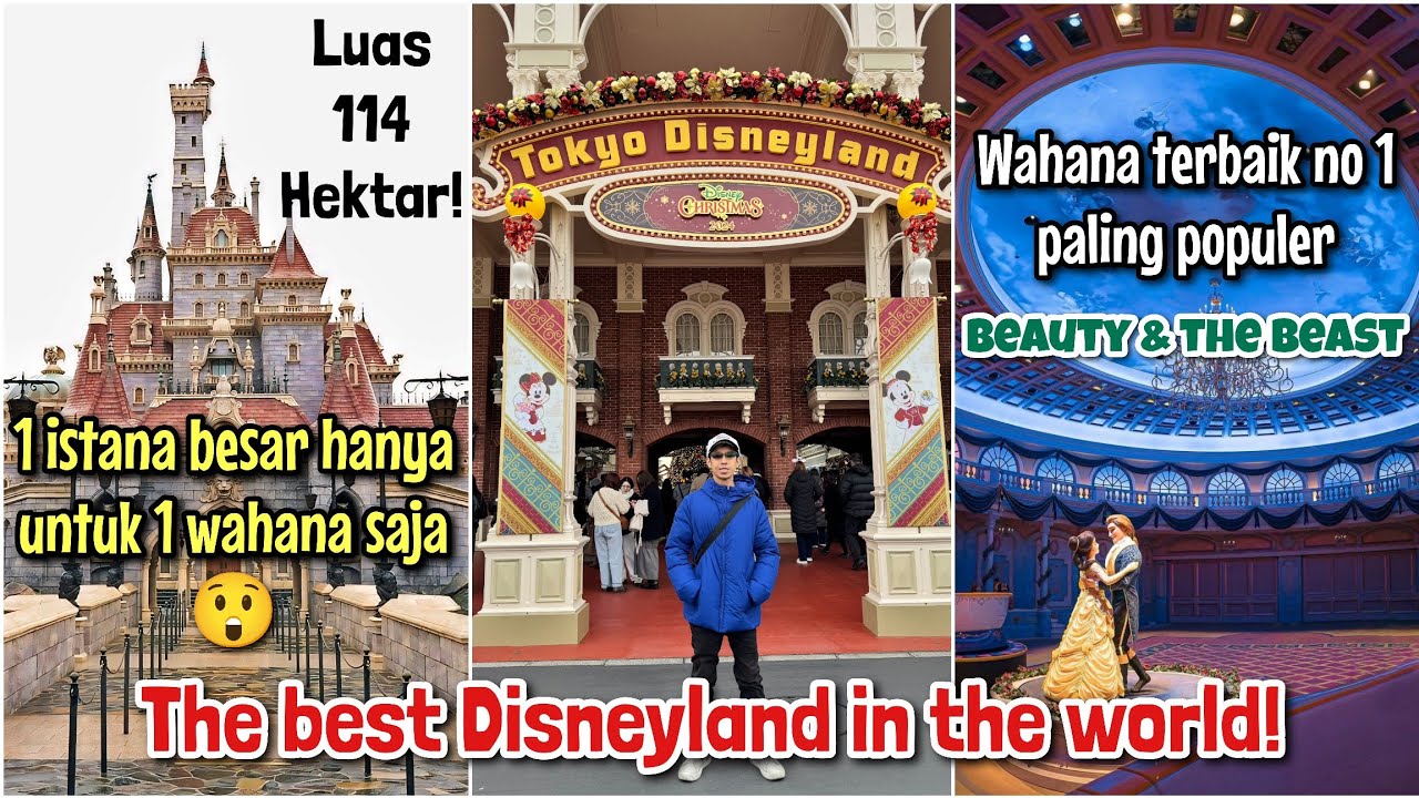 TAMAN HIBURAN TERBAIK DI DUNIA, NO DEBAT!! TOKYO DISNEYLAND - HARGA TIKETNYA MURAH! 🤩