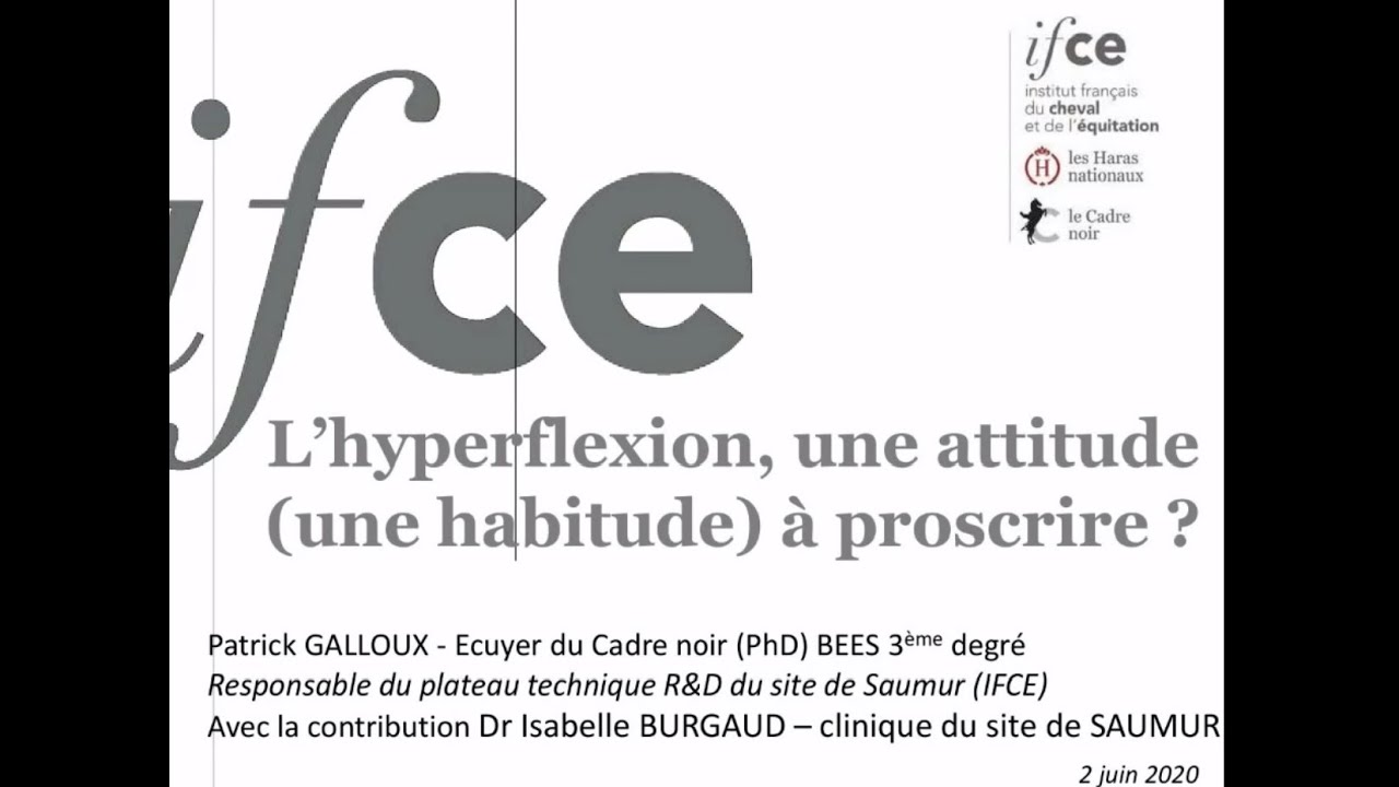 L'hyperflexion, une attitude (une habitude) à proscrire ? - Patrick Galloux