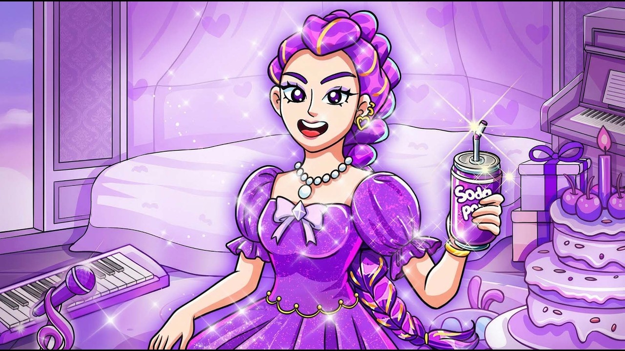 TUDO em UMA SÓ COR por 24 HORAS | Guerreiras do K-Pop Animação