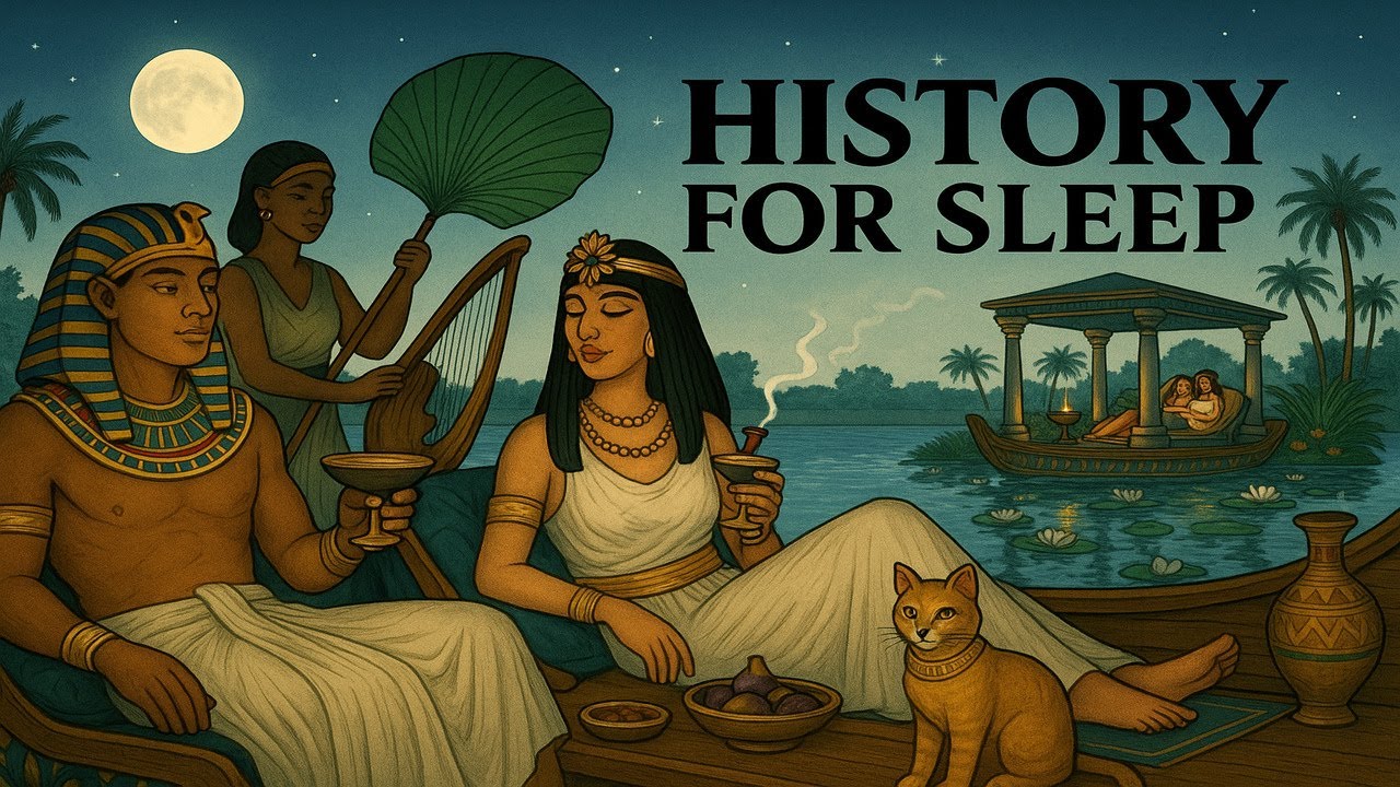 How Ancient Egyptians Relaxed on Floating Nile Gardens | History for Sleep