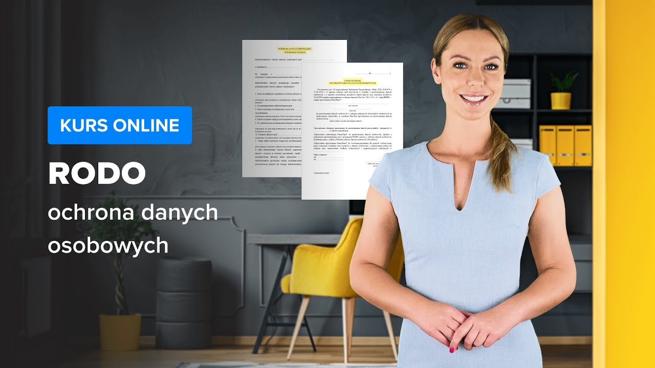 Kurs RODO - OCHRONA DANYCH OSOBOWYCH w praktyce | Wstęp do kursu | ▶strefakursow.pl◀