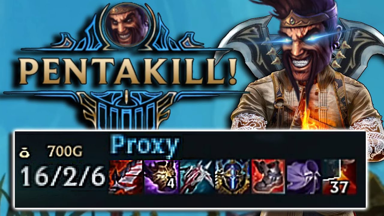 PENTA !! NEW KOREAN DRAVEN JUNGLE META BUILD