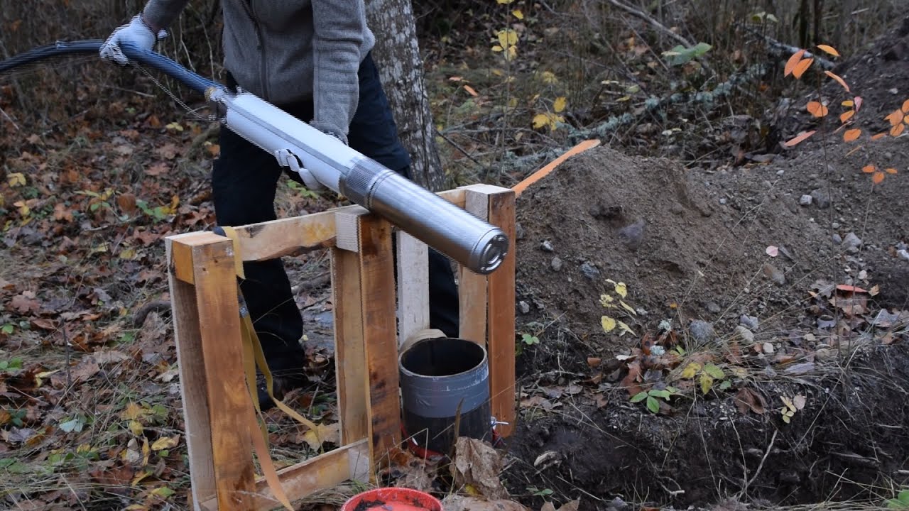Vi lägger ner vattenpumpen till brunnen