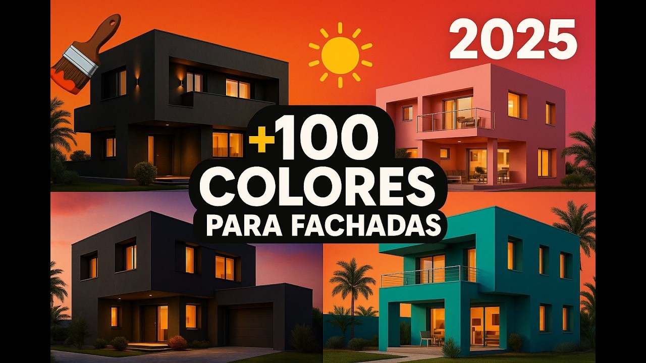 Colores para Fachadas 2026🔥 Más de 100 Ideas y Combinaciones Modernas