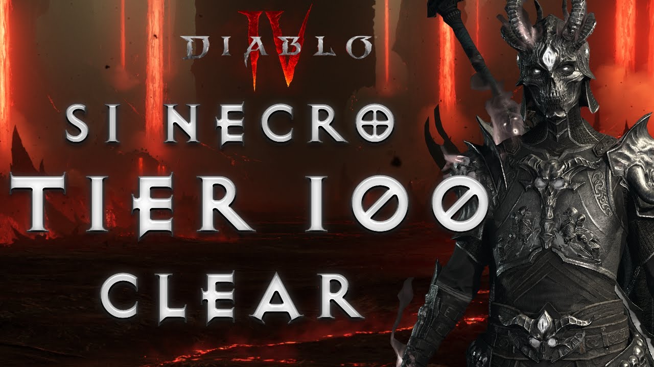 S1 Necro TIER 100 SOLO Nightmare Dungeon CLEAR | Diablo 4 Necromancer Nightmare Grandmaster