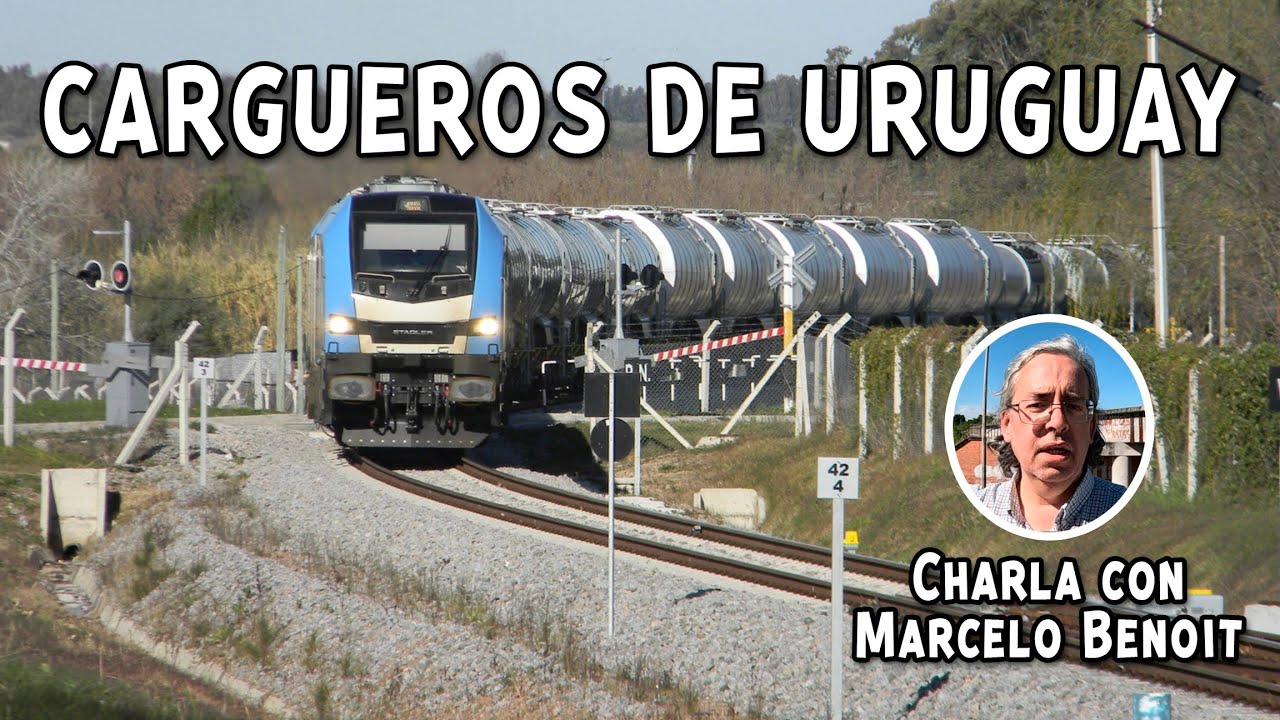 🇺🇾TRENES CARGUEROS MONTEVIDEO URUGUAY PORTREN LOCOMOTORA ESPAÑOLA STADLER EURO 4001