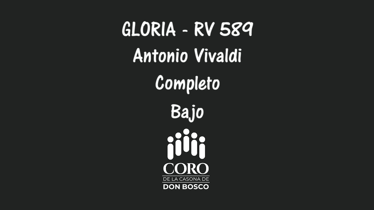 13 - Gloria Vivaldi Completo - Bajo - Bonus track