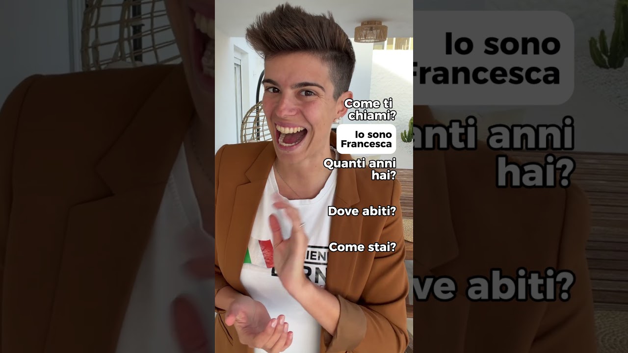 Tag 2 deines Italienisch-Minikurses!😍🇮🇹 #italienischsprechen