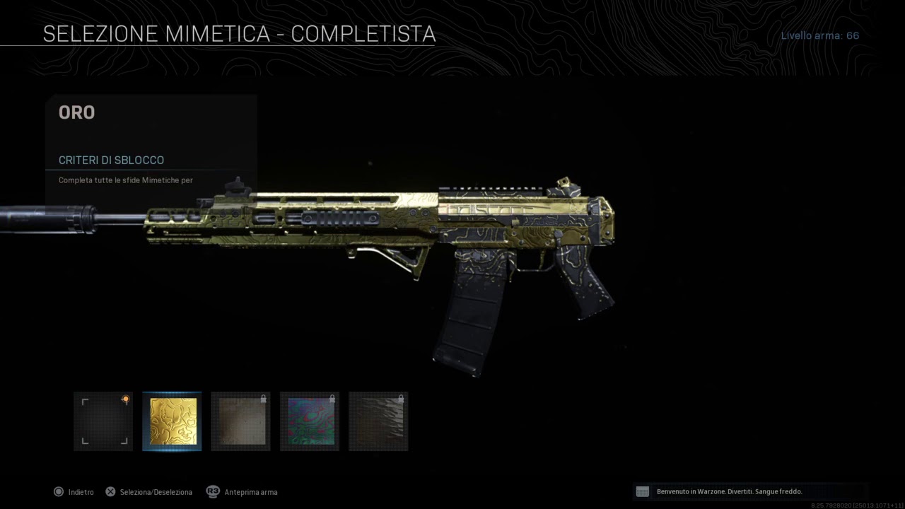 Quatro classi fortissime in warzone