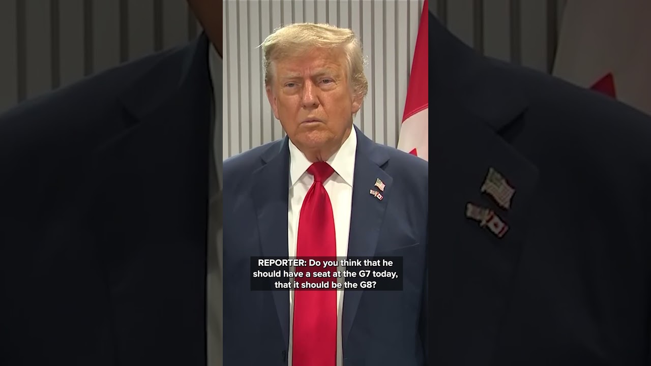 'Very big mistake': At start of G7 Summit, President Trump muses about Russia being kicked out of G8