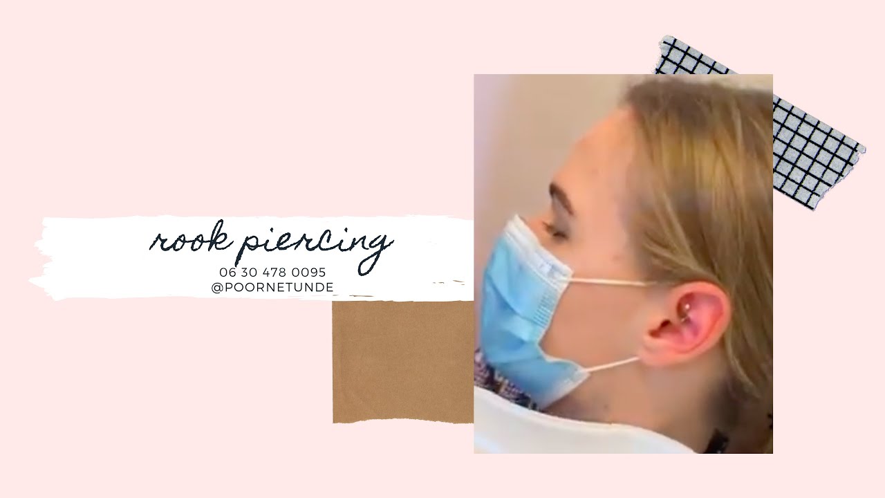 Rook piercing szúrása