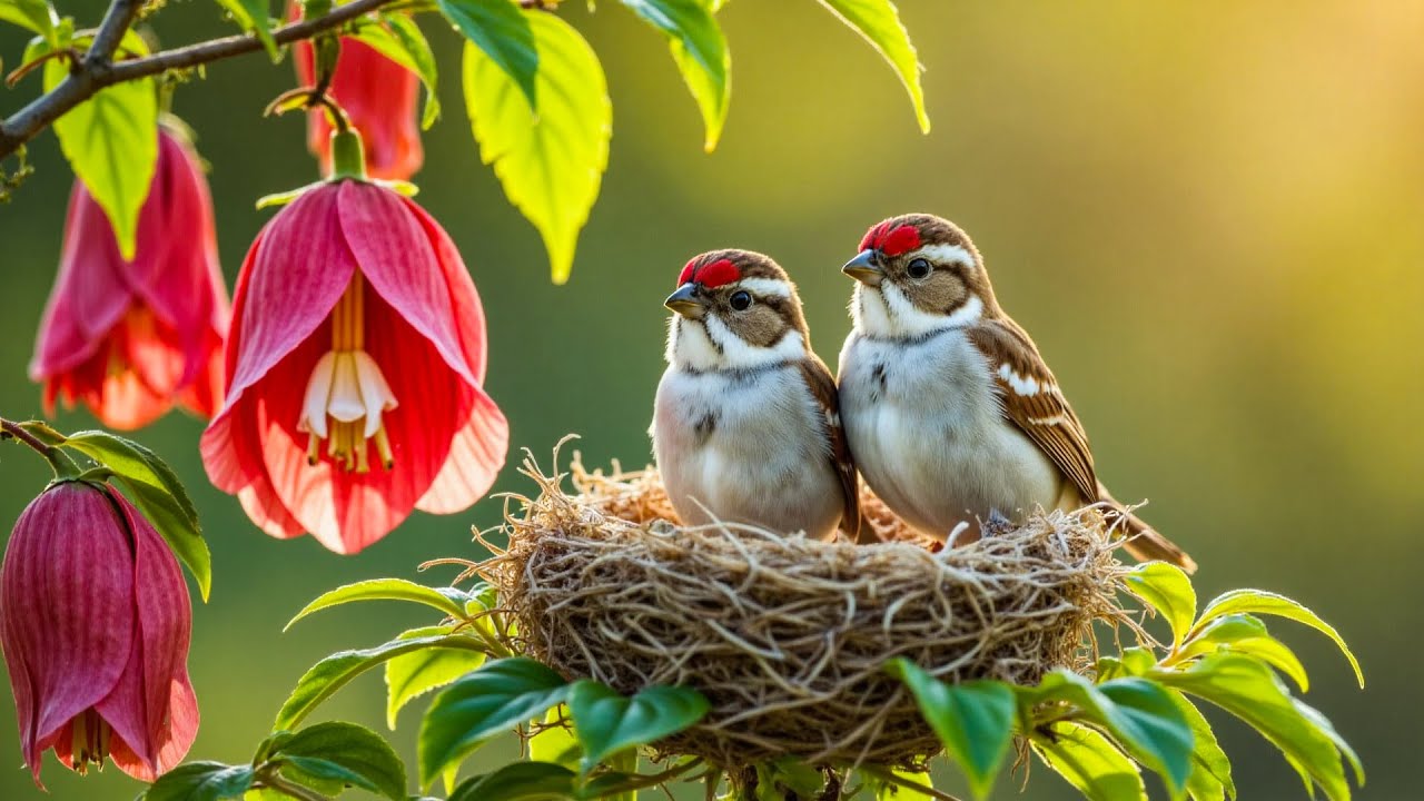 Piano Melodies & Birds Chirping - Relaxing Music for Stress Relief & Focused Calm 🕊️