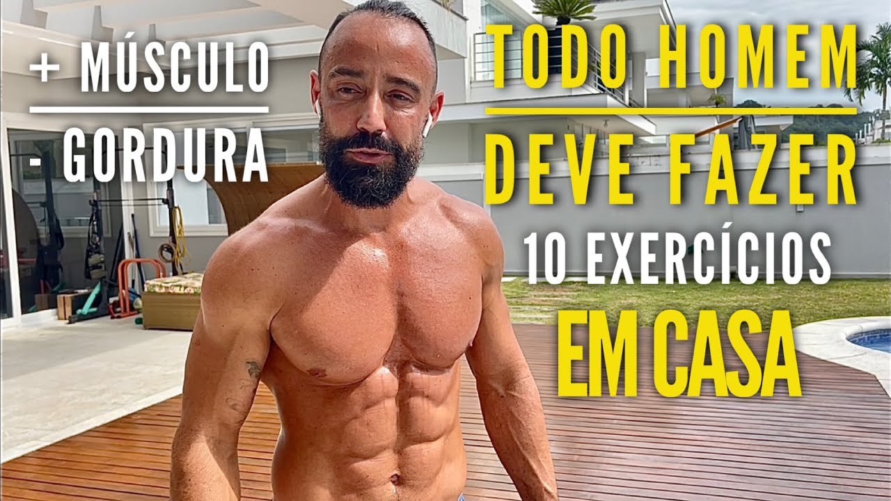 10 exerc&iacute;cios que todo homem deve fazer em casa