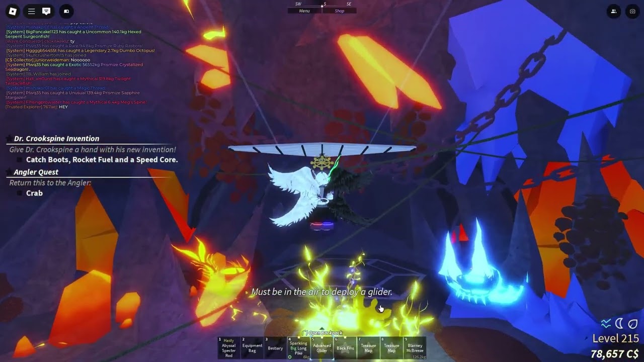 Not ending til I catch three crystallized sea dragons in Fisch
