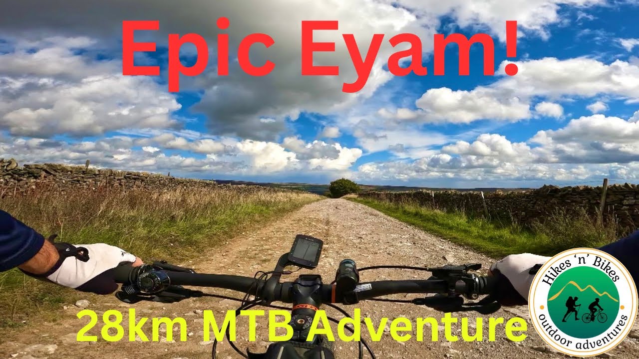 Epic 28km MTB ride in the Peak District/Eyam 3 loops/ POV