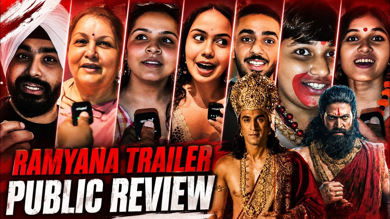 Ramayana trailer public review | ranbir kapoor | yash as ravan 😱| sai pallavi 😍 | sunny deol 