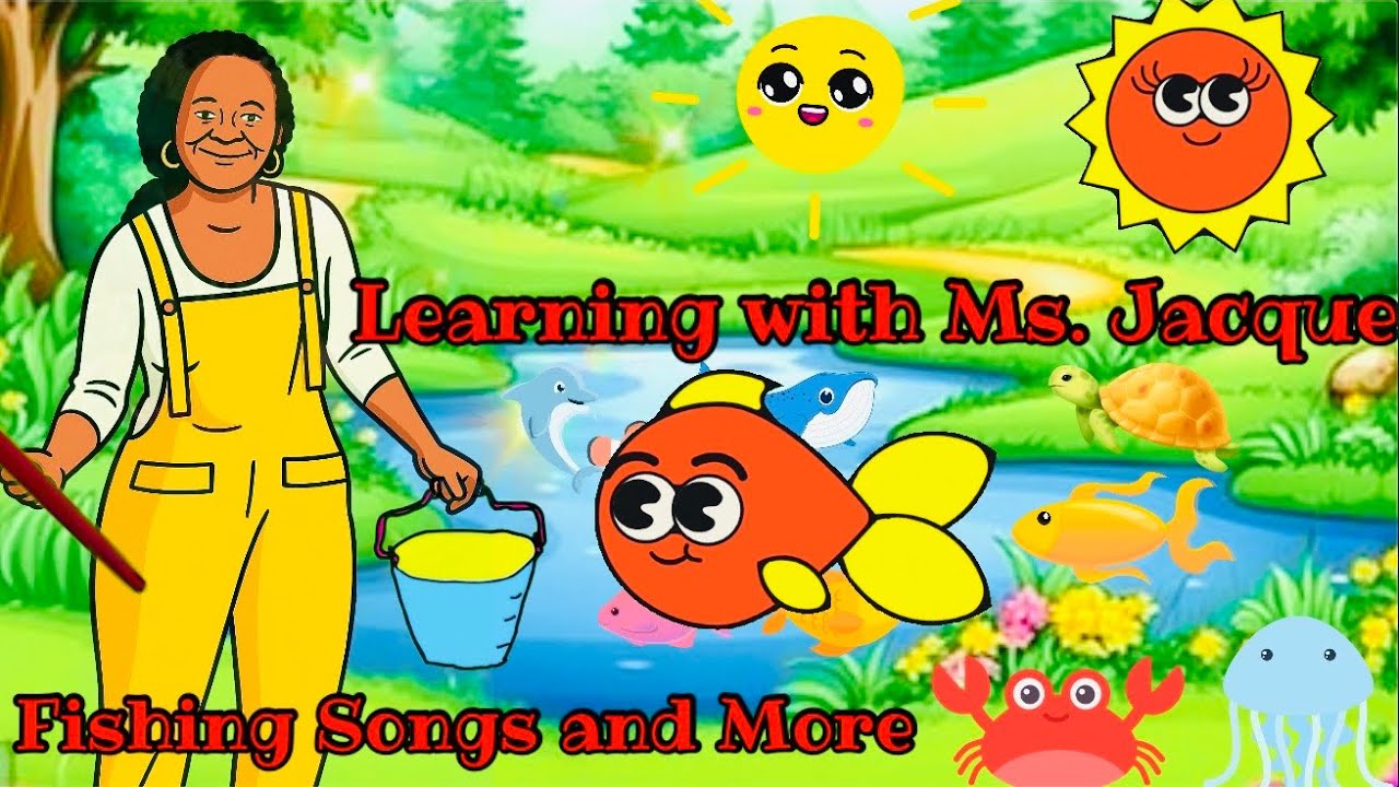 Learn With Ms. Jacque - Math, Music and More - Sing a long to Fish Songs