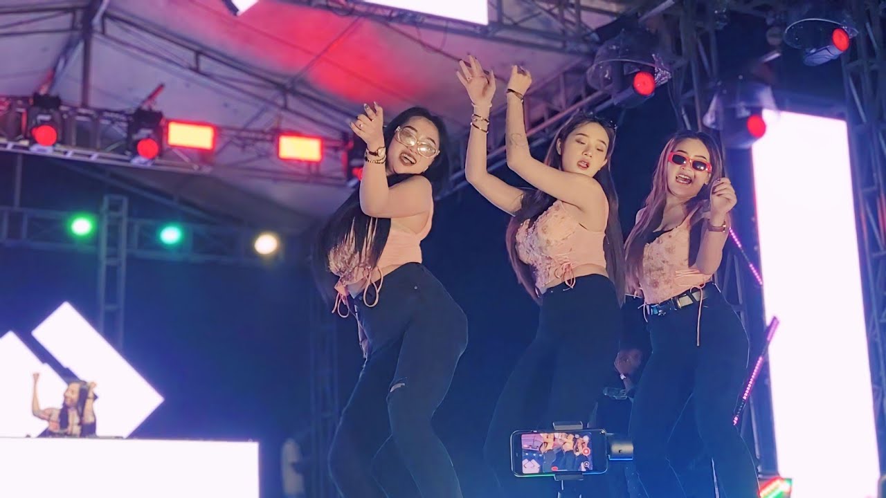 BIKIN GREGET 🥰 3 DANCER VIRAL SOUND HOREG ! Live Dj Amel Pandaan Pasuruan