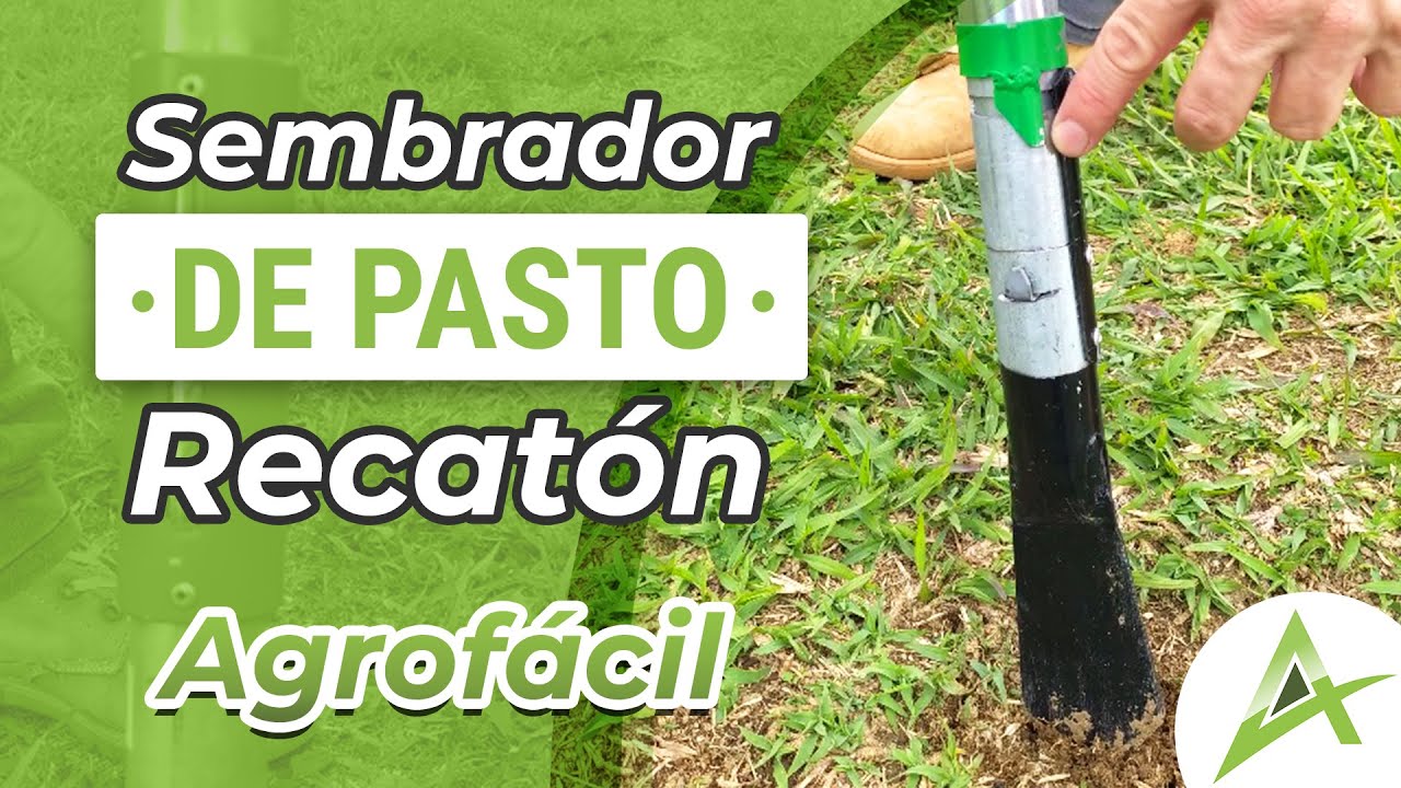 SEMBRADOR DE PASTOS Agrofácil (Recatón) - Siembra todo tipo de semillas de pastos