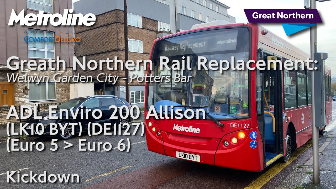 Kickdown | Great Northern Rail Rep | LK10 BYT (DE1127) | ADL Enviro 200 Allison