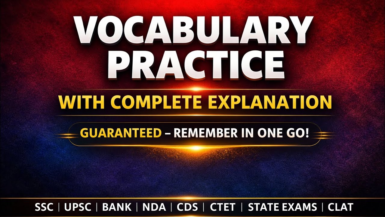 Daily Powerful Vocabulary | Exam + Spoken English दोनों के लिए⚡