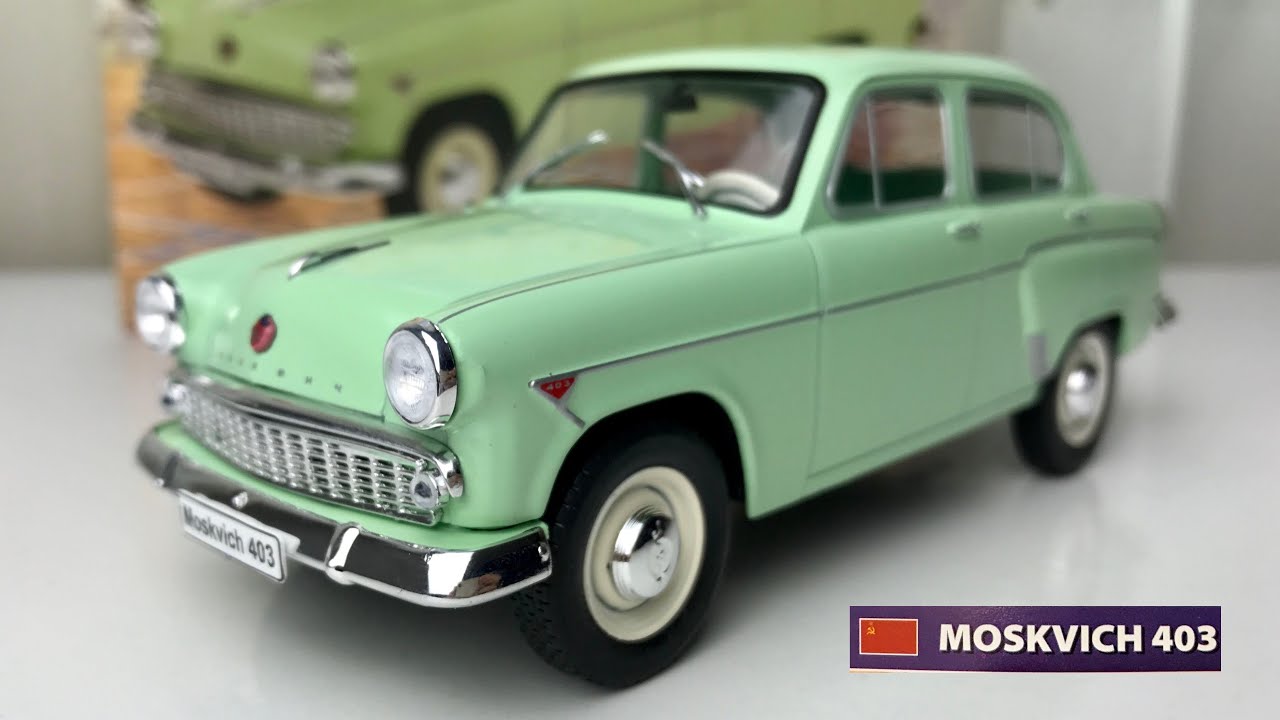 1:24 Moskvich 403 - Automobile de neuitat (Nr. 10) - Hachette