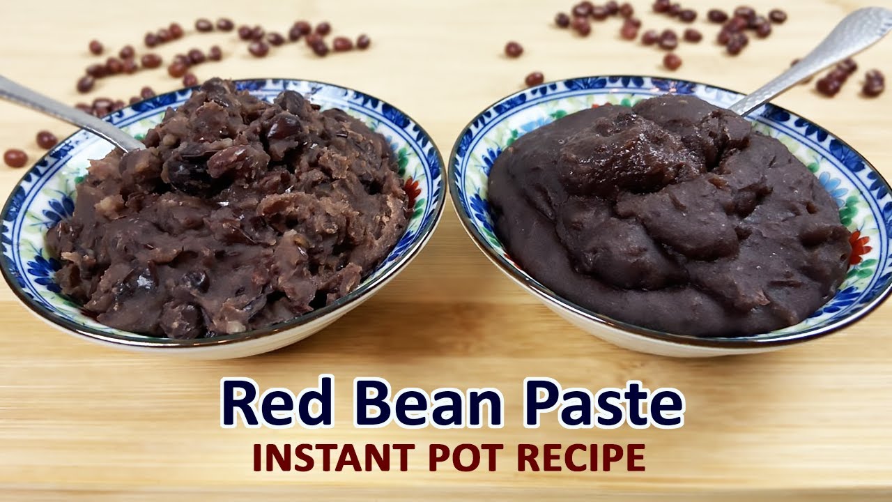 How to make red bean paste (Anko) in your instant pot