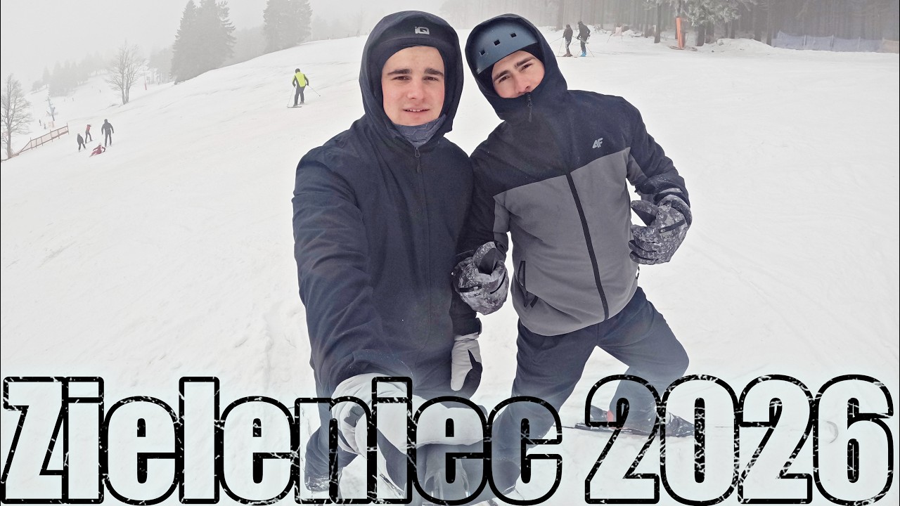 Wieśniaki na feriach - Misja Zieleniec 2026 | Nauka jazdy na nartach i takie tam na wesoło...😆