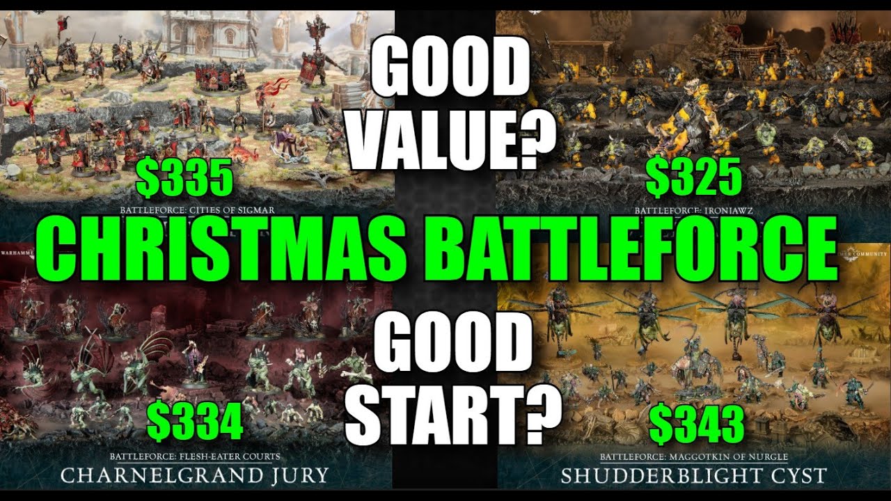 Games Workshop WARHAMMER Christmas Battleforce BREAKDOWN!  Watch THIS, Before You BUY...  #NewAoS