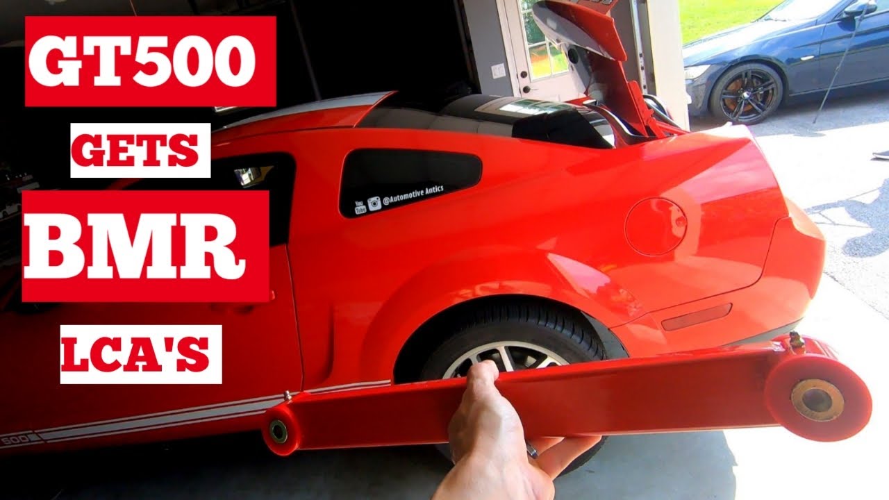 Installling BMR lower control arms on my 2008 Shelby GT500 | Eliminating wheel hop!