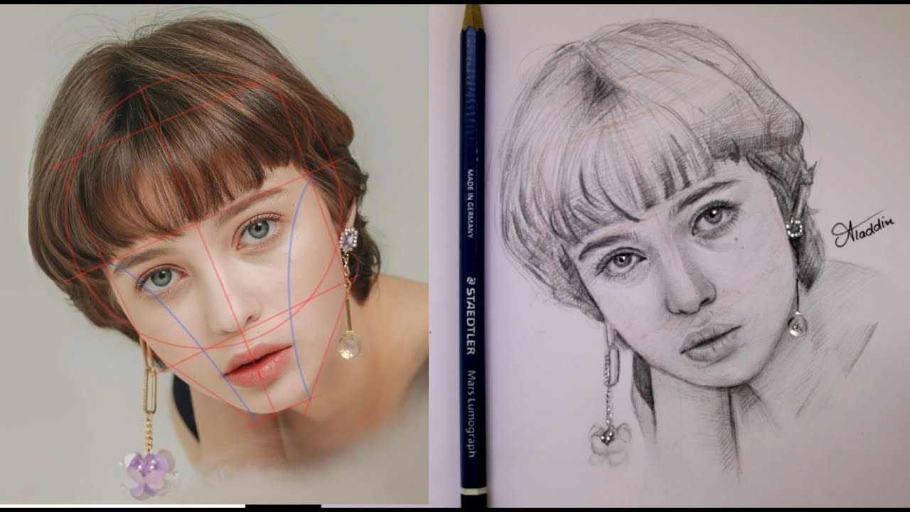 Master Portraits Faster Using This Outstanding Technique #portraitdrawingtutorial #learntodraw
