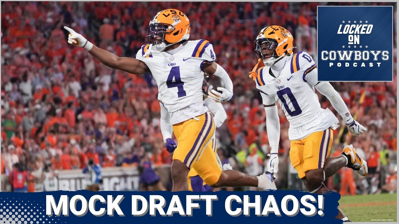 SIMULATION: Will Dallas Cowboys Select Two DBs In Round 1 Of 2026 NFL Draft | NFL MOCK DRAFT!
