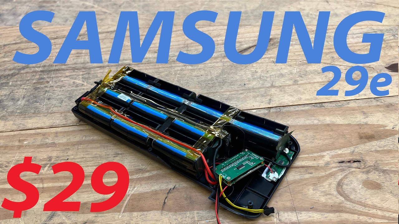 29 Dollar eBike battery using Samsung 29e cells