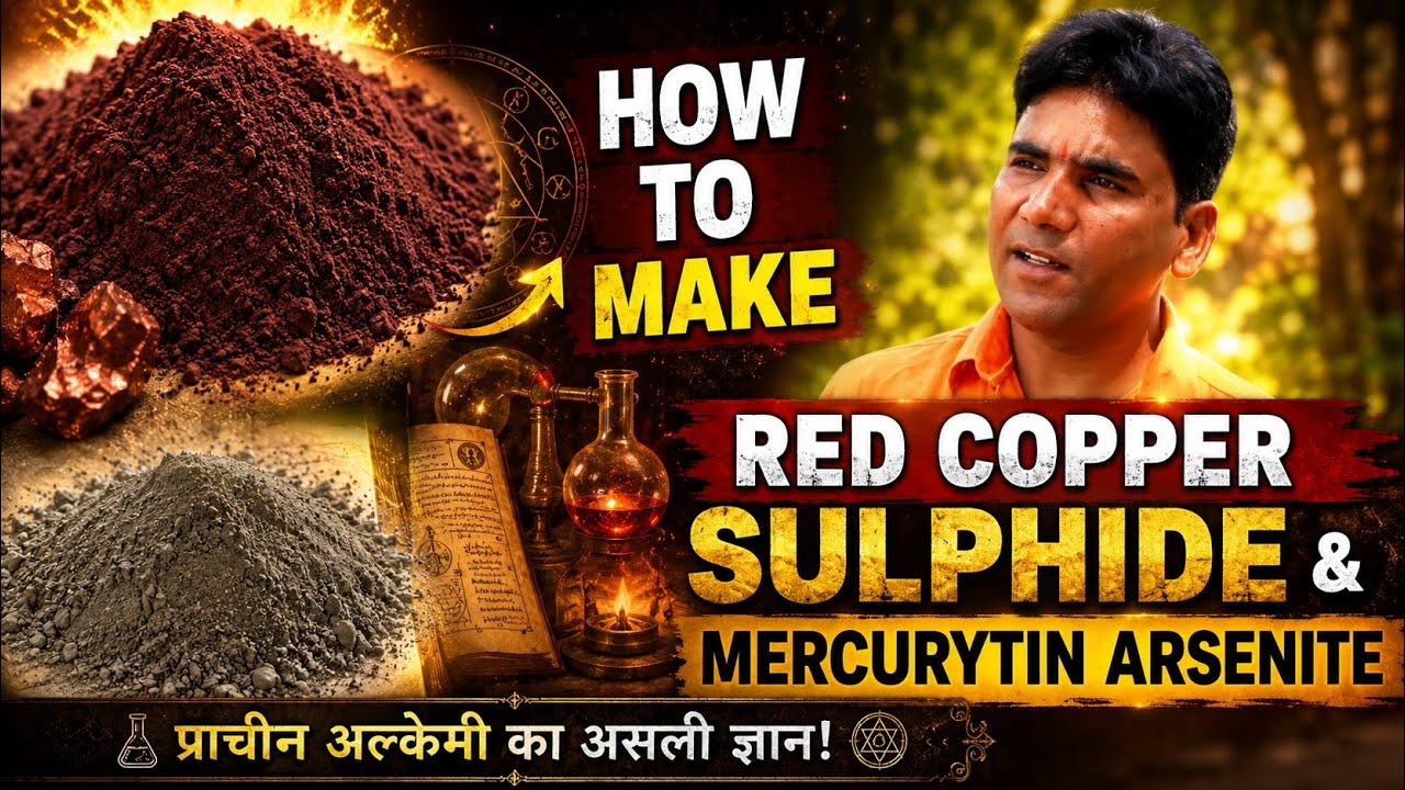 Red Copper Sulphide And Mercurytin Arsenate Making Experiment At Home Step by Step रेड कॉपर सल्फ़ाइड