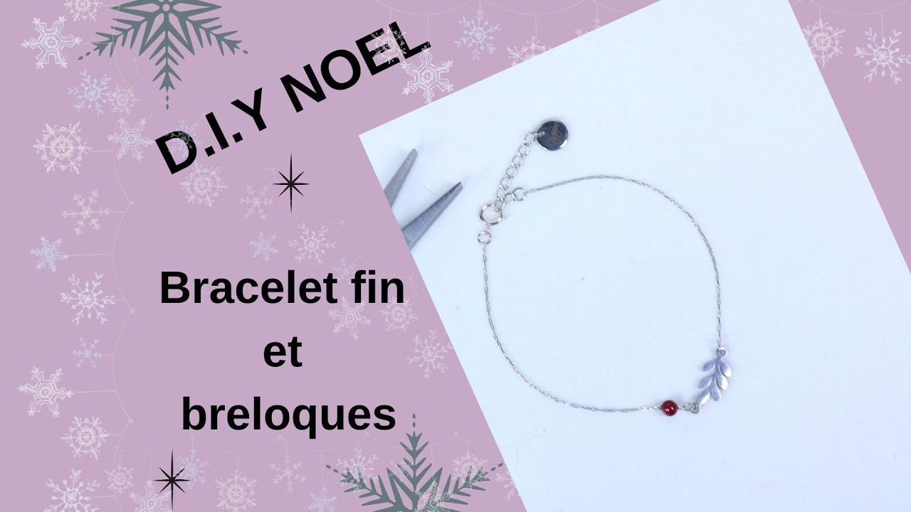 DIY BRACELET FIN ET BRELOQUES